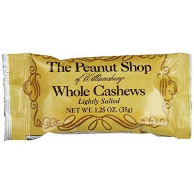 The Peanut Shop of Williamsburg Cashews, 1.25 Ounce (Pack of 24)