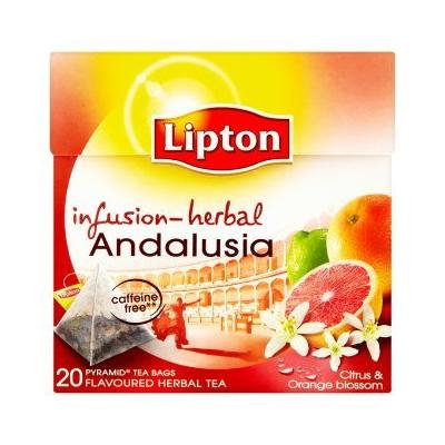 Lipton® Infusion Herbal Tea - Andalusia Premium Pyramid Tea Bags