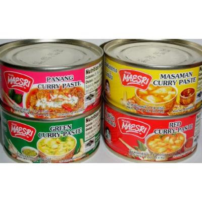 Variety Curry Paste 4pk Green, Red, Masaman, & Panang Curry