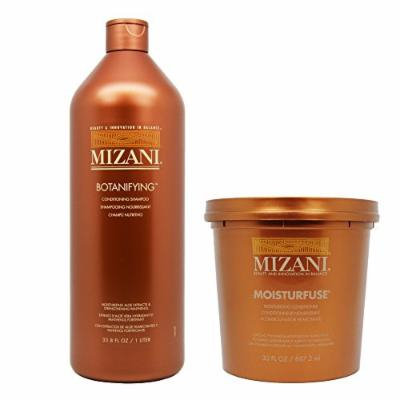 Mizani Botanifying Shampoo 33.8oz & Moisturfuse Conditioner 30oz