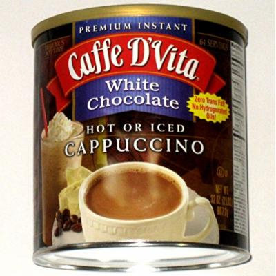 Caffe D'Vita White Chocolate Cappuccino Mix - 32 Oz