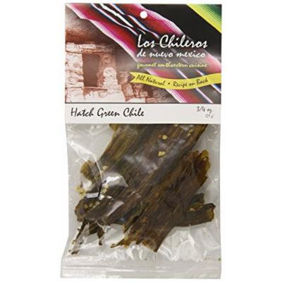 Los Chileros Whole Roasted and Dehydrated New Mexico Green Chile, 0.75 Ounce
