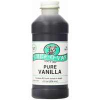 Chef-O-Van Natural Flavoring Extracts, Pure Vanilla, 8 Ounce