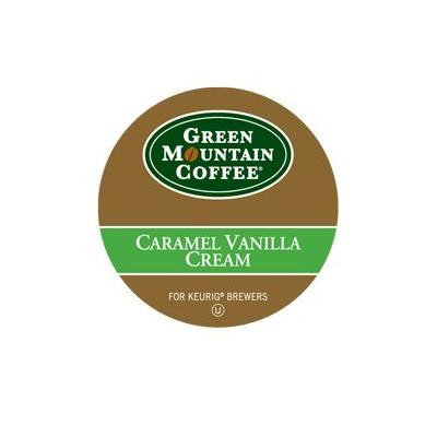 Green Mountain Caramel Vanilla Cream K-Cup For Keurig Brewers