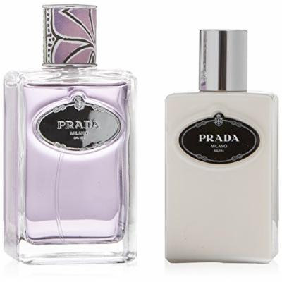 PRADA INFUSION DE TUBEREUSE by Prada Gift Set for WOMEN: EAU DE PARFUM SPRAY 3.4 OZ & BODY LOTION 3.4 OZ