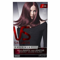 Vidal Sassoon Salonist Hair Colour Permanent Color Kit, 4/46 Dark Red Violet
