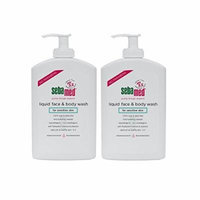 Sebamed Liquid Face & Body Wash with Pump, 400ml, 2 Pack