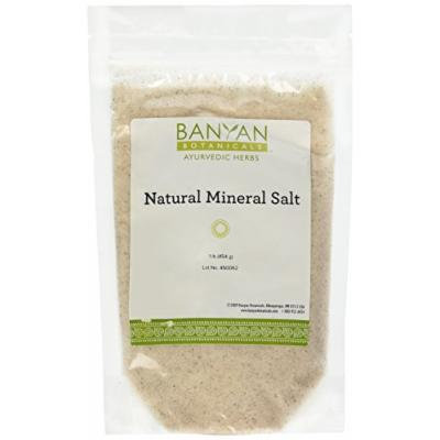 Banyan Botanicals Salt, Natural Mineral, 1 lb - Rock Salt - Stimulates digestion and promotes a healthy appetite