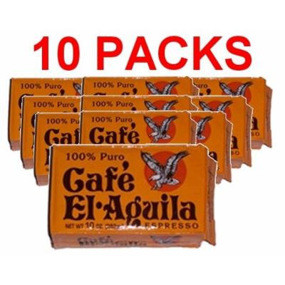 Café El Aguila 10 PACK Espresso Cuban Espresso Ground Coffee 10x250 g