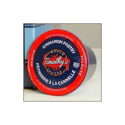 Timothy's World Coffee CINNAMON PASTRY 96 K-Cups for all Keurig Brewing Systems