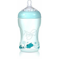 Natural Touch Printed Tinted Bottle, 10 Ounce Aqua