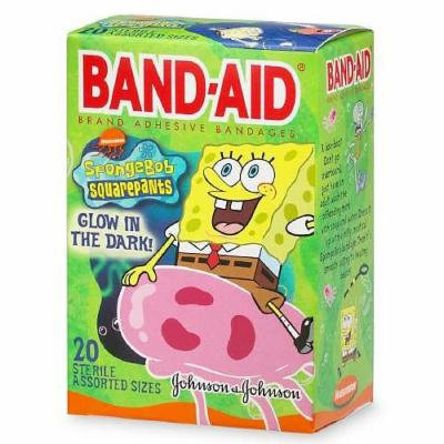 Band-Aid - Children's Adhesive Bandages, SpongeBob SquarePants, Assorted Sizes 20 ea