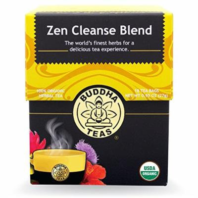 Zen Cleanse Blend Tea - Organic Herbs - 18 Bleach Free Tea Bags