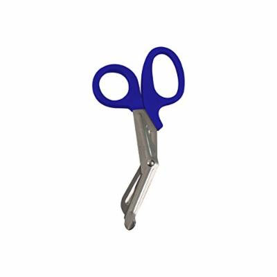 Dynarex Bandage Shears, Stainless Steel, Blue Handle, 7.5 Inch, 50 Count