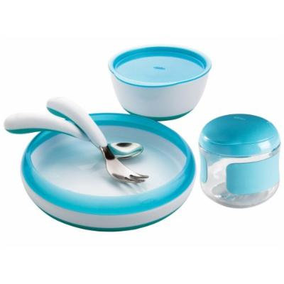 OXO Tot Feeding Set with Snack Cup, Aqua