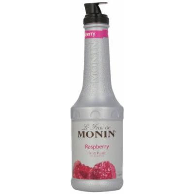 Monin Fruit Puree, Raspberry, 33.8 Ounce Bottles