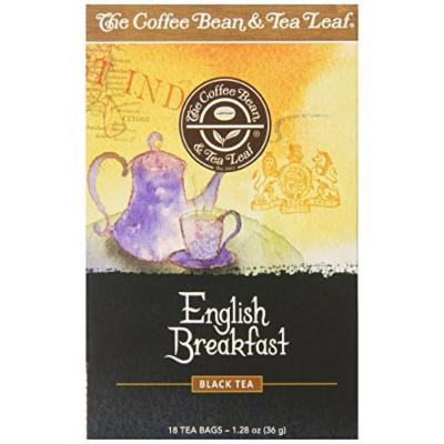 The Coffee Bean & Tea Leaf English Breakfast Tea, 18 Count (Pack of 6)