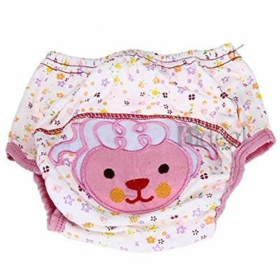 Cotton Reusable Baby Infant Diaper Pant Waterproof Cover Training Sheep Print
