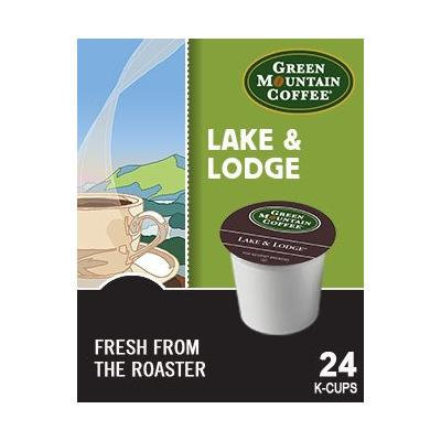 Green Mountain Lake & Lodge Coffee (2 Boxes of 24 K-cups)