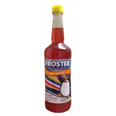 Frostee Snow Cone Syrup, Orange, 32 Ounce (Pack of 12)