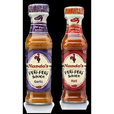 Nando's Periperi Sauce Combo-Garlic & Hot (Pack of 2)