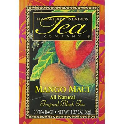 Hawaiian Islands Tea, Maui Mango, 1.27-Ounce Boxes (Pack of 6)