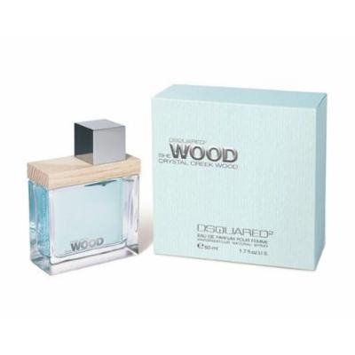 Dsquared2 She Wood Crystal Creek Wood Eau de Parfum Spray for Women, 1.7 Ounce