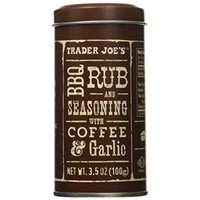 Trader Joe's BBQ Rub and Seasoning with Coffee & Garlic (Pack of 2)