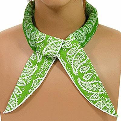Jelly BeadZ Neck Cooling Scarf Wrap, Keep You Cool, Bandana, GREEN