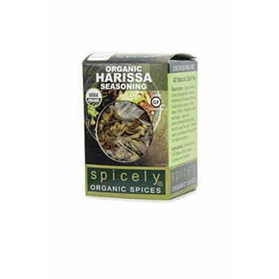 Spicely Organic Seasoning, Harissa Salt Free - Compact