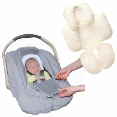 Jolly Jumper Deluxe Car Seat Cover with Snuzzler Body Support, Gray
