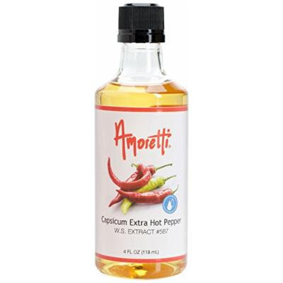 Amoretti Capsicum Extra Hot Pepper Extract, 4 Ounce