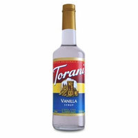 Torani Sugar Free Vanilla Syrup (1 Single 750 ml bottle)
