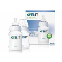 Philips Avent Airflex 260ml 9oz Pp Classic Baby Bottles Scf683/27 Twin 2 Pack Best Quality Original From United Kingdom Fast Shipping