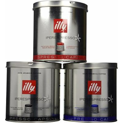illy iperEspresso Capsules Variety Pack (Lungo, Medium, Dark)