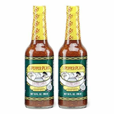 The Pepper Plant Chunky Garlic Hot Pepper Sauce 2-pack