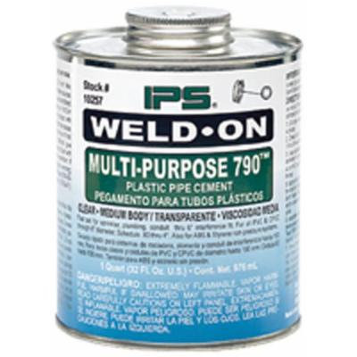 Weld-On 790 Multi-Purpose Clear Medium Body Cement