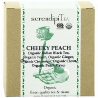 SerendipiTea Cheeky Peach, Organic Peach, Cinnamon, Clove, Ginger & Indian Black Tea, 4 Ounce Box