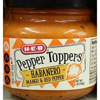 HEB Pepper Toppers 6.7 Oz (Pack of 3) (Habanero Mango & Red Pepper)