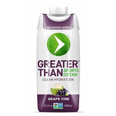 Greater Than Sports Drink, Grape Vine, 11.2 Ounce (Pack of 12)