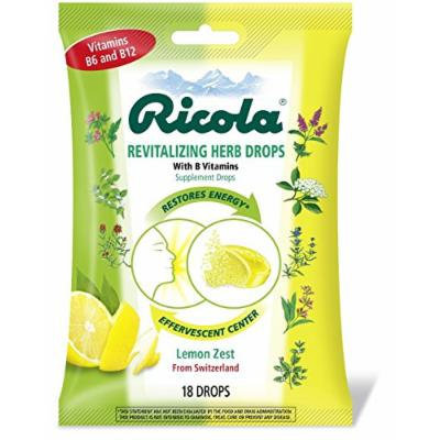 Ricola Revitalizing Herb Drops, 18 Drops Pack of 5
