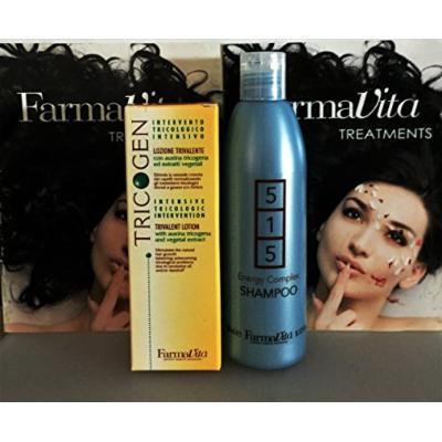 Tricogen Lotion 100 Ml (3.37 Fl. Oz) Plus 515 Energy Complex Shampoo 250ml