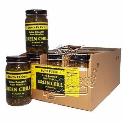Santa Fe Ole Extra Roasted Green Chile Medium (12)