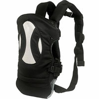 Beddinginn Comfortable Four Carry Ways Front and Back 3-12 Months Baby Carriers (Black)