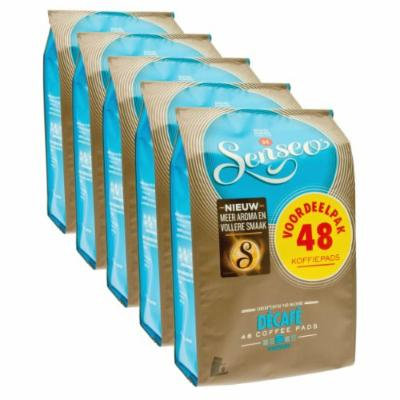 Senseo Décafé / Decaffeinated, New Design, Pack of 5, 5 x 48 Coffee Pods