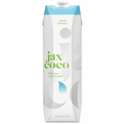 Jax Coco 100% Pure Coconut Water,33.8 Fluid Ounce (Pack of 12)