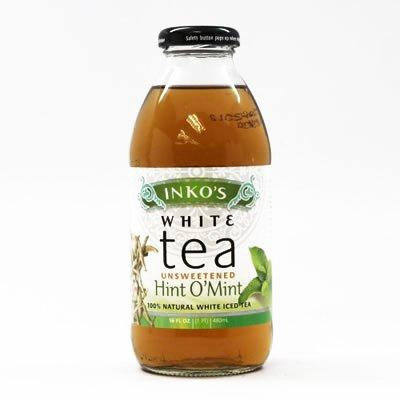 Inko's Ready to Drink White Unsweetened with Mint Tea 16 oz. (Pack of 12)