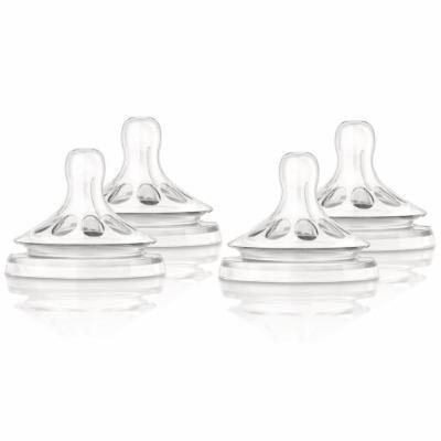 Philips AVENT BPA Free Natural Fast Flow Nipples, 4 Pack