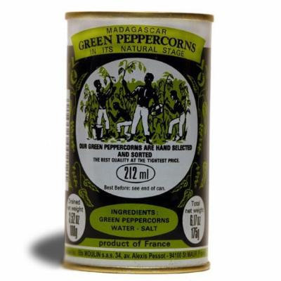 Madagascar Green Peppercorns in Brine - Pack of 6