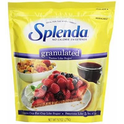 Splenda No Calorie Sweetener, Granulated 9.7 Ounce Bag